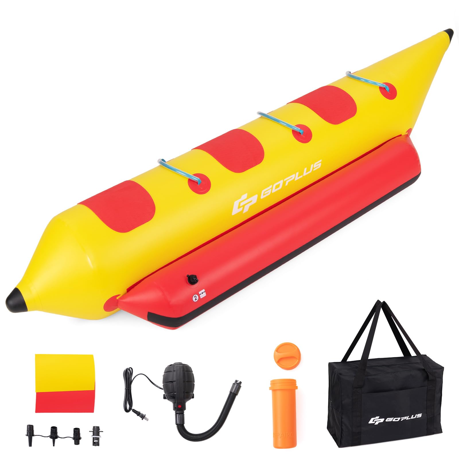 Amazon.com : Goplus Inflatable Towable Tubes for Boating, 1-3